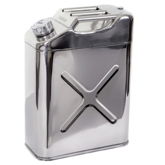 JERRY CAN SATINL.STEEL 20LTRS